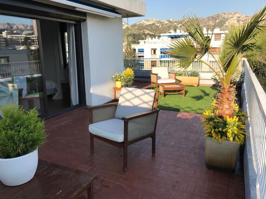 Apt Proche Des Calanques Marsilia Exterior foto